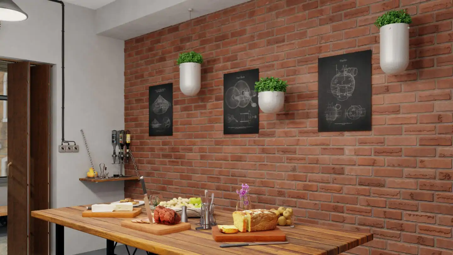 Battle Machines -Artworks interior visualisations industrial stylized kitchen